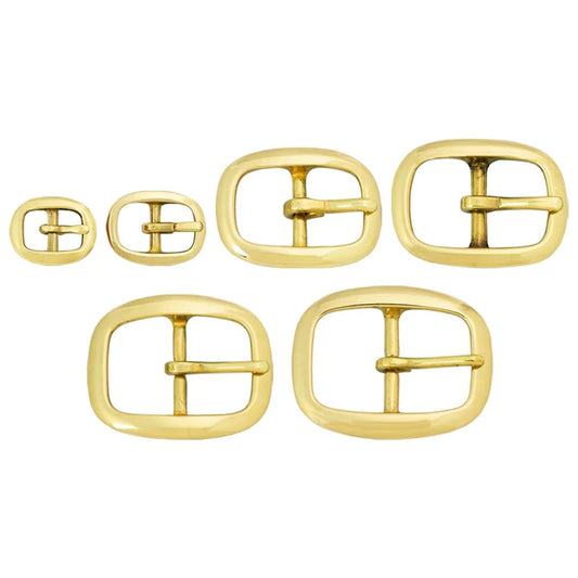 Cart Buckles - Solid Brass (Various Sizes)
