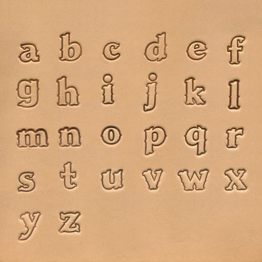 13mm Lowercase Alphabet Stamp Set