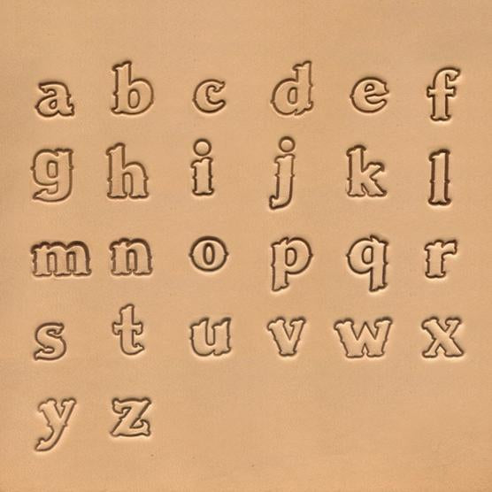 13mm Lowercase Alphabet Stamp Set