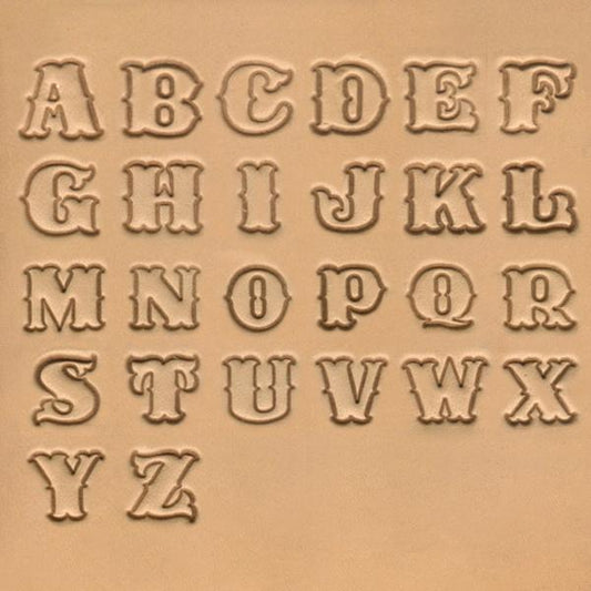 26mm Uppercase Alphabet Stamp Set
