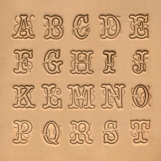 19mm Script Alphabet Stamp Set