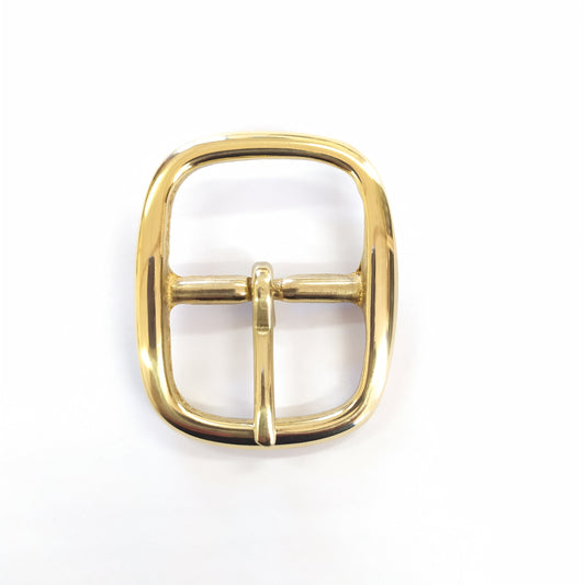 32mm Centre Bar Buckle - Solid Brass