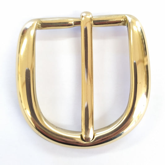 32mm Heel Bar Buckle - Solid Brass