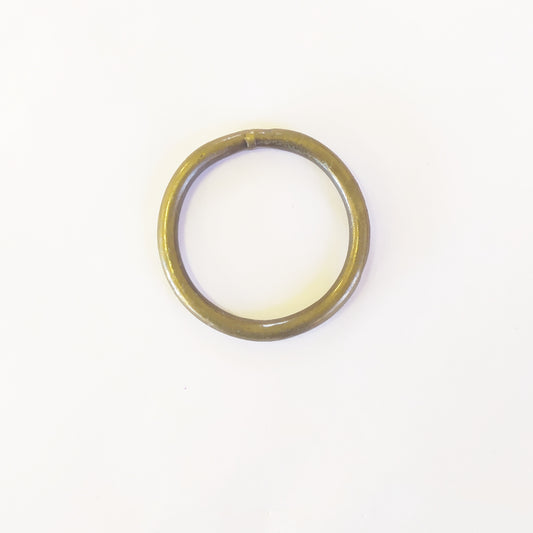 32mm O Ring (Welded) - Antique Brass