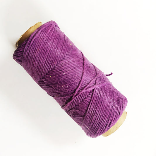 Waxed Thread - Purple 100m