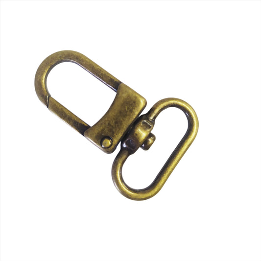 26mm Snap Hook - Antique Brass