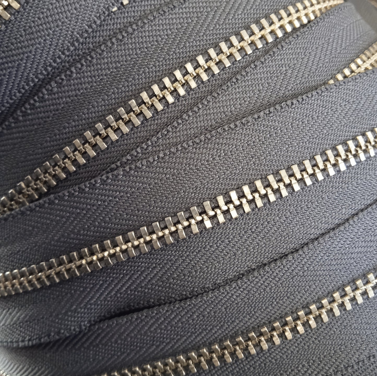 YKK Nickel Zip Chain - (Various Sizes & Colours)