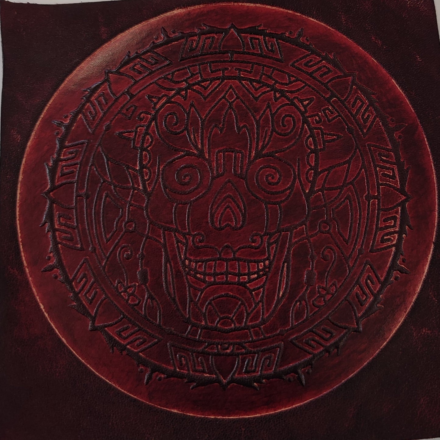 Embossing Block  -  261 Mandala (Sugar Skull) - 110 mm