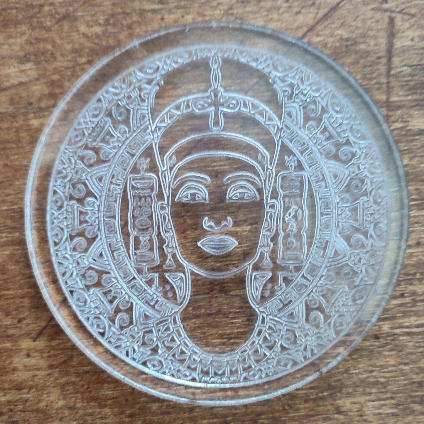 Embossing Block  -  Egyptian Queen - 80mm