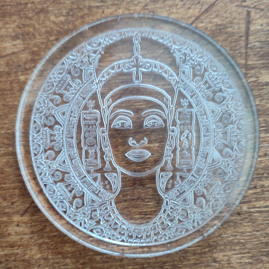 Embossing Block  -  Egyptian Queen - 80mm