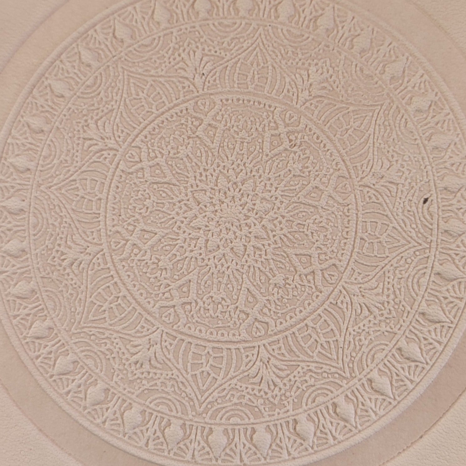 Embossing Block Detailed Spade Mandala - 80mm – DMLeatherworx Pty Ltd