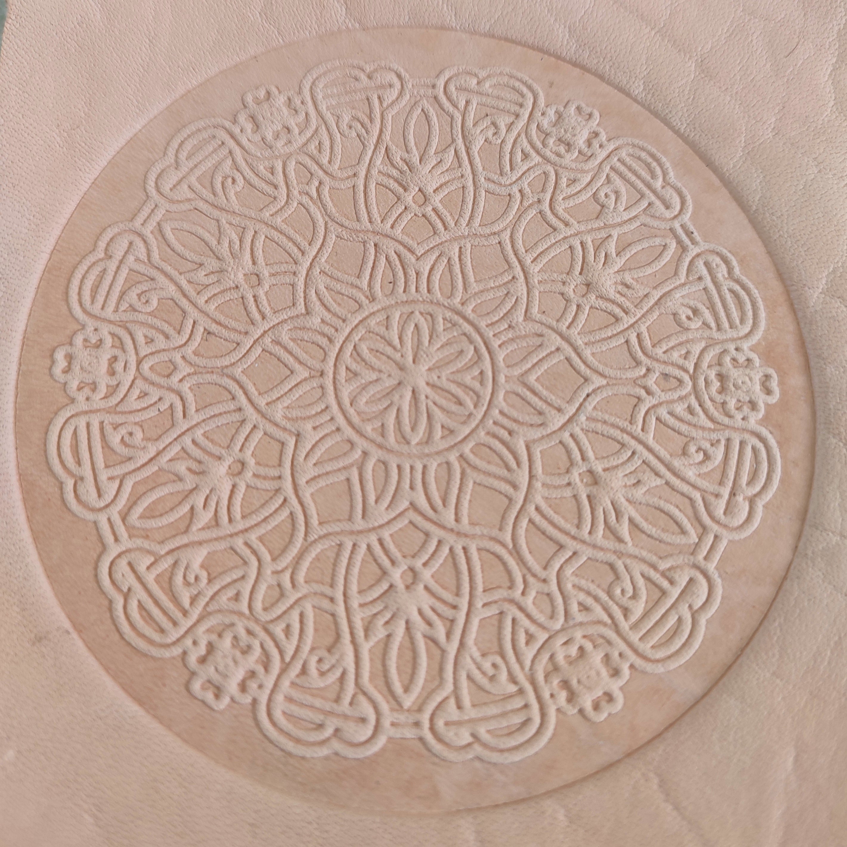 Embossing Block - 379 Mandala (Flower) – DMLeatherworx Pty Ltd