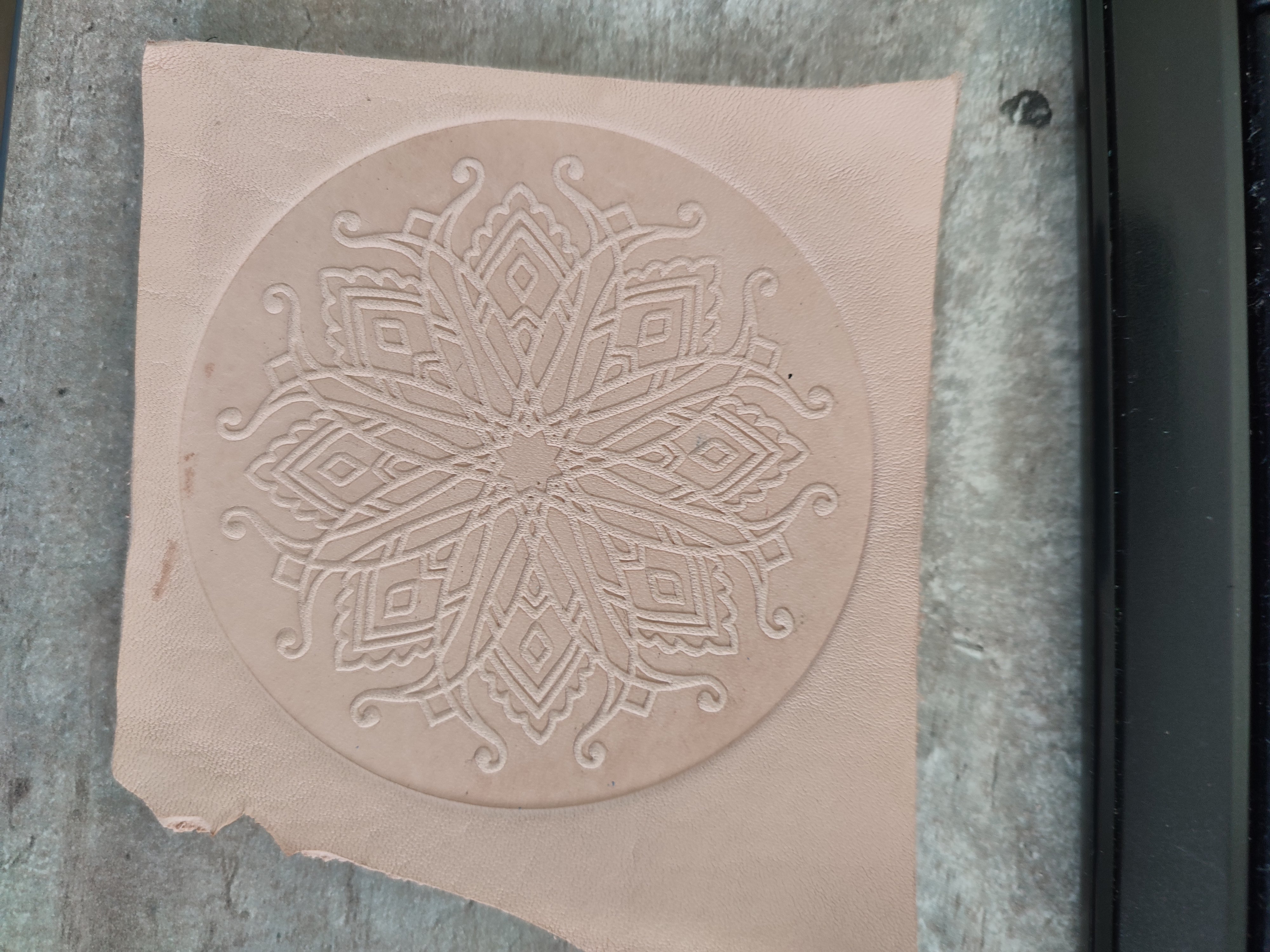 Embossing Block - 240 Mandala (Flower) – DMLeatherworx Pty Ltd