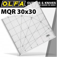 Metric Quilt Ruler - 30cm x 30cm - Metric Grid