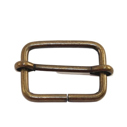 25mm Buckle Slider - Antique Brass