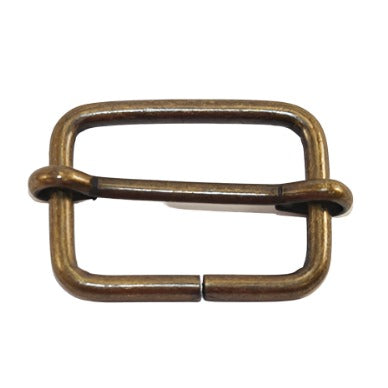 Buckle Slider - Antique Brass 30mm