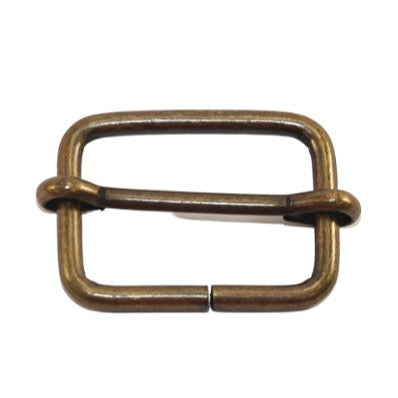 30mm Buckle Slider - Antique Brass