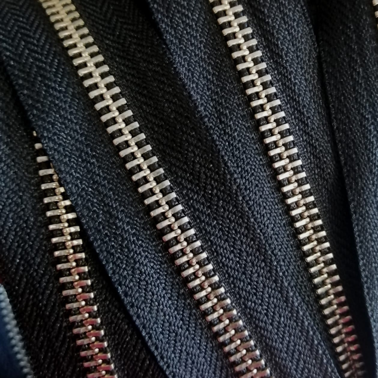 YKK Nickel Zip Chain - (Various Sizes & Colours)
