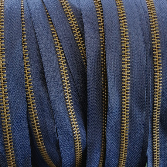 YKK Antique Brass Zip Chain - (Various Sizes & Colours) – DMLeatherworx ...
