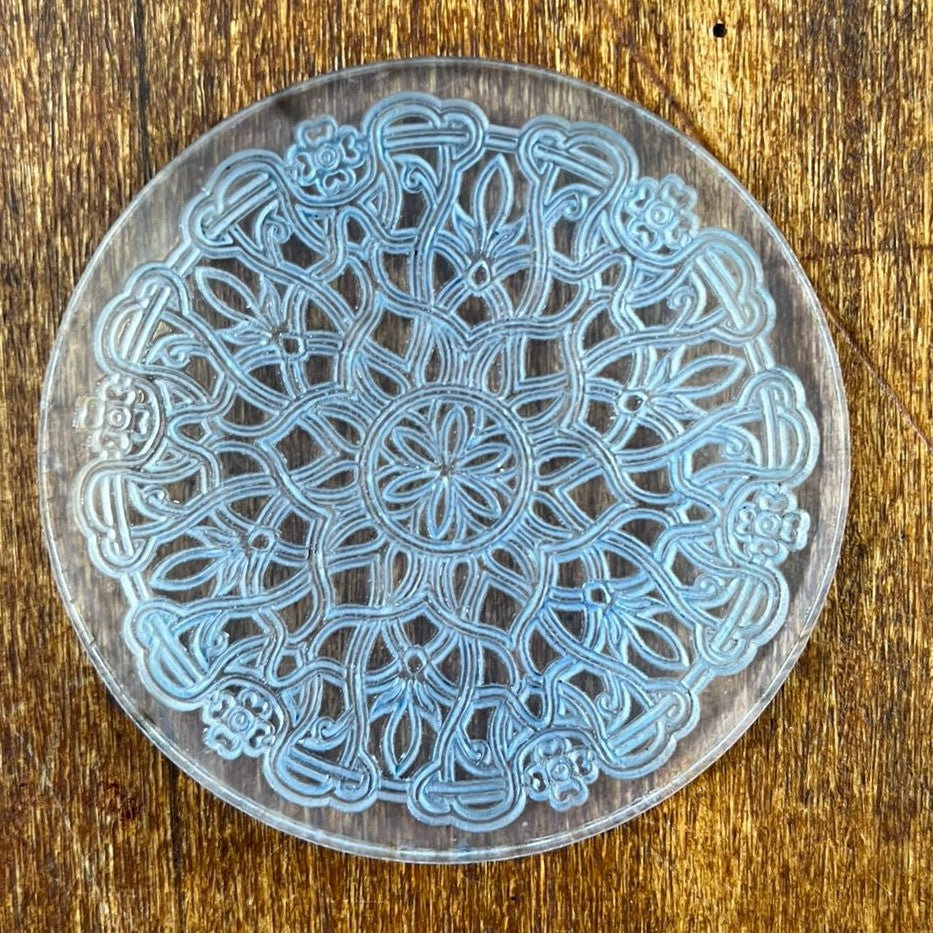 Embossing Block - 379 Mandala (Flower) – DMLeatherworx Pty Ltd