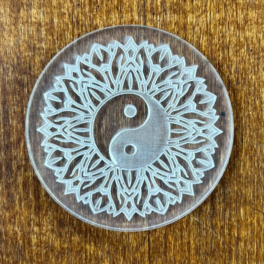 Embossing Block  -  987 Mandala (Ying Yang Sunflower)