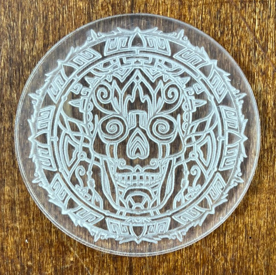 Embossing Block  -  261 Mandala (Sugar Skull) - 80mm