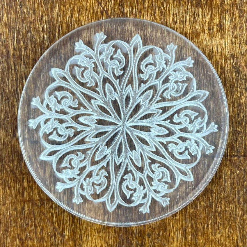 Embossing Block  -  445 Mandala (Flower)