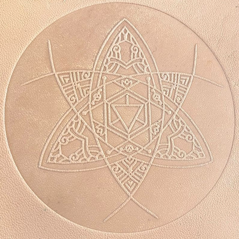 Embossing Block - 67 Mandala – DMLeatherworx Pty Ltd