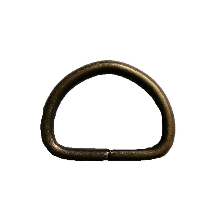 10mm/16mm D Ring - Antique Brass (Pack of 10)