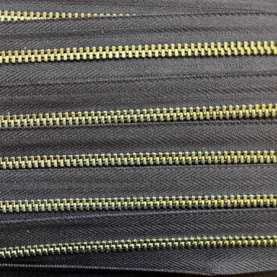 YKK Gold Zip Chain (Various Sizes & Colours)