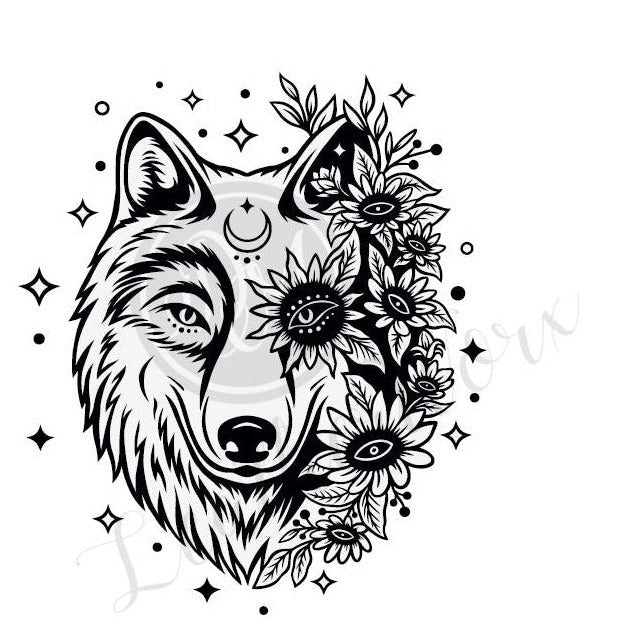 Embossing Block  -  Flower Wolf