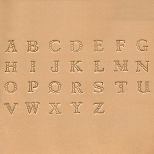 9.5mm Fancy Alphabet Stamp Set