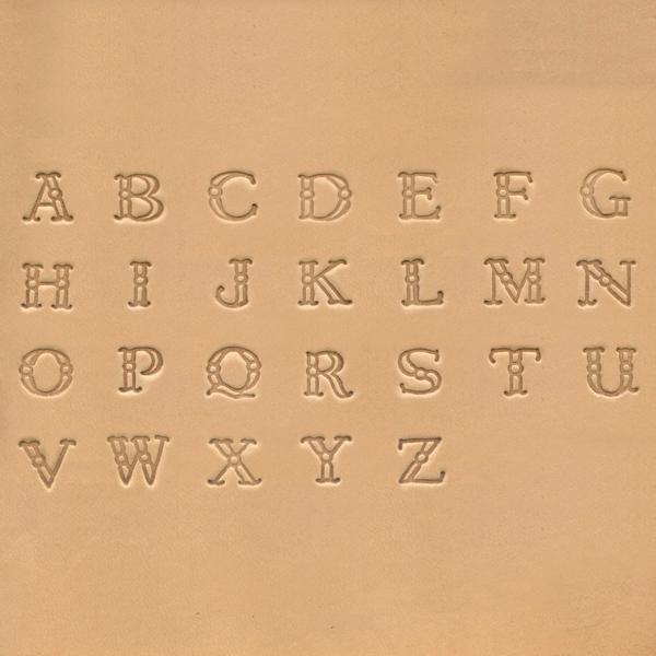 9.5mm Fancy Alphabet Stamp Set